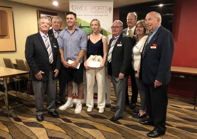 Abby & Angus receiving their Sports Start of the Month Awards on 29 Nov 2019 Abby & Angus receiving their Sports Start of the Month Awards on 29 Nov 2019